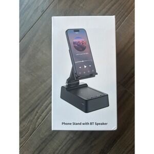 Foldable Cellphone Stand with Bluetooth Speaker Power Bank 360° Rotatab